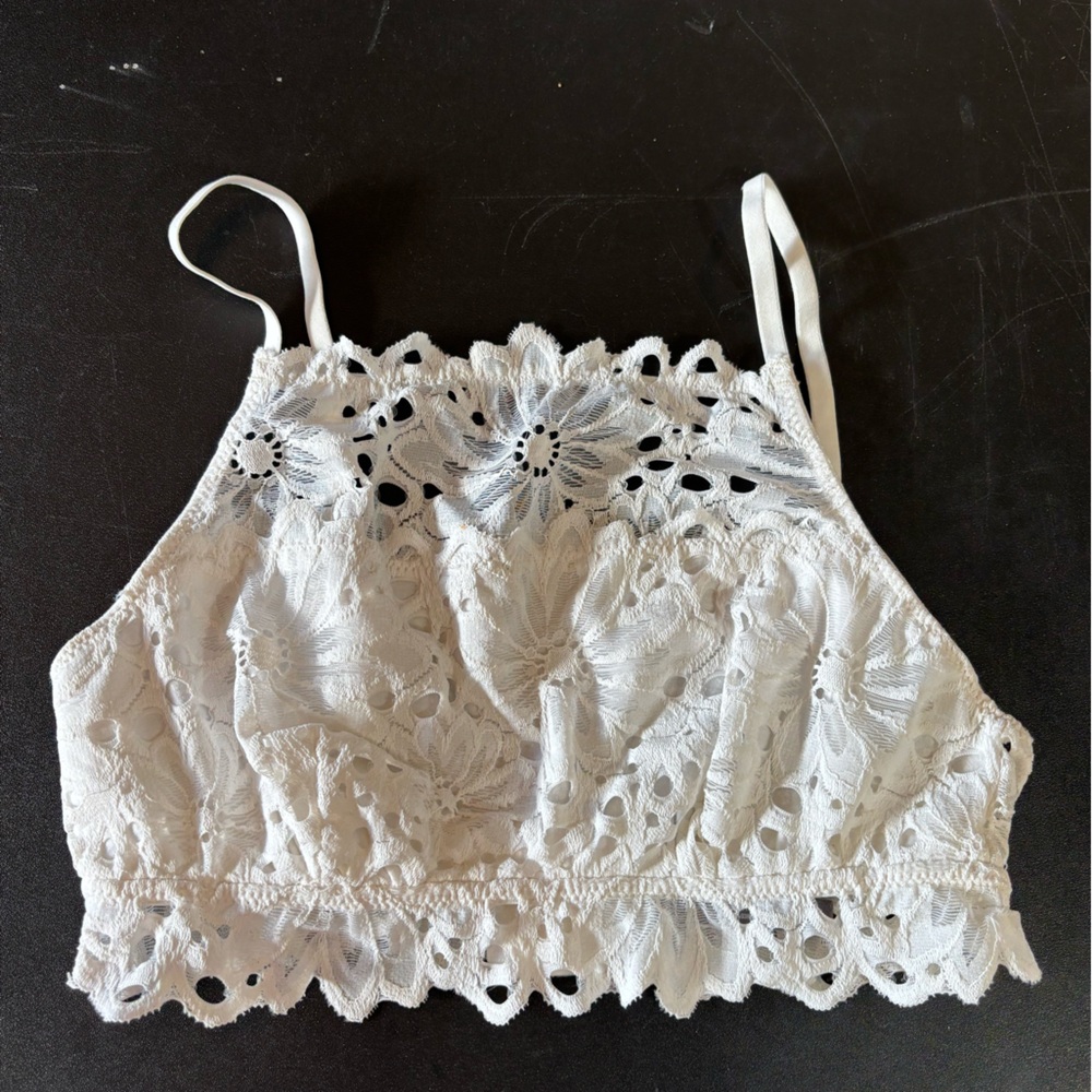 Aerie White Lace Camisole